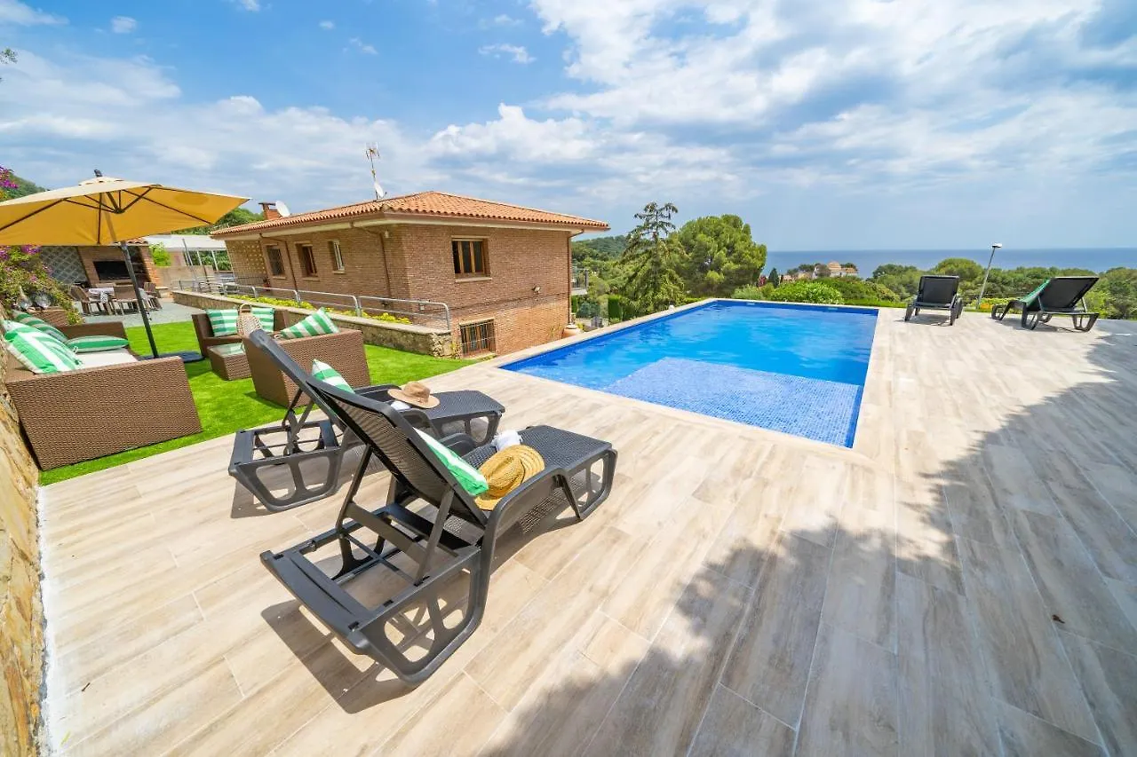 Villa Santa Cristina Lux, Ideal Familias, Frente Al Mar - Cala Treumal Blanes España