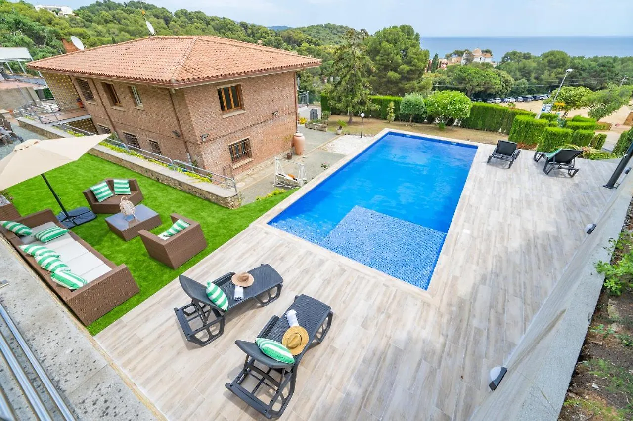 Villa Santa Cristina Lux, Ideal Familias, Frente Al Mar - Cala Treumal Blanes Espagne
